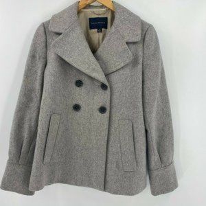 Banana Republic Pea Coat Grey